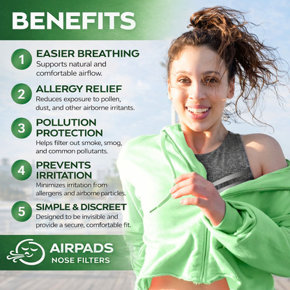 AIRPADS™ - Nose Filters — Breathe Cleaner. Feel More Balanced. Naturally.