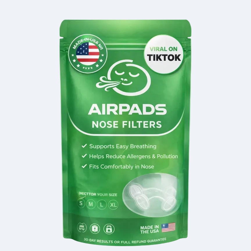 AIRPADS™ - Nose Filters — Breathe Cleaner. Feel More Balanced. Naturally.